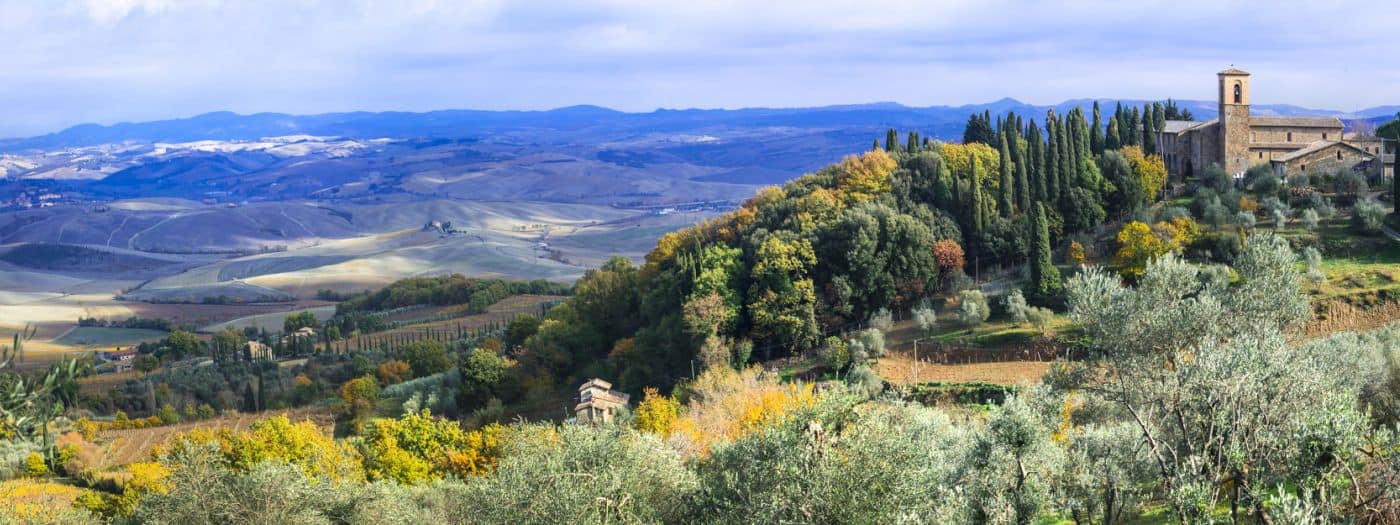 La Toscana, terra del Brunello di Montalcino della tenuta Argiano