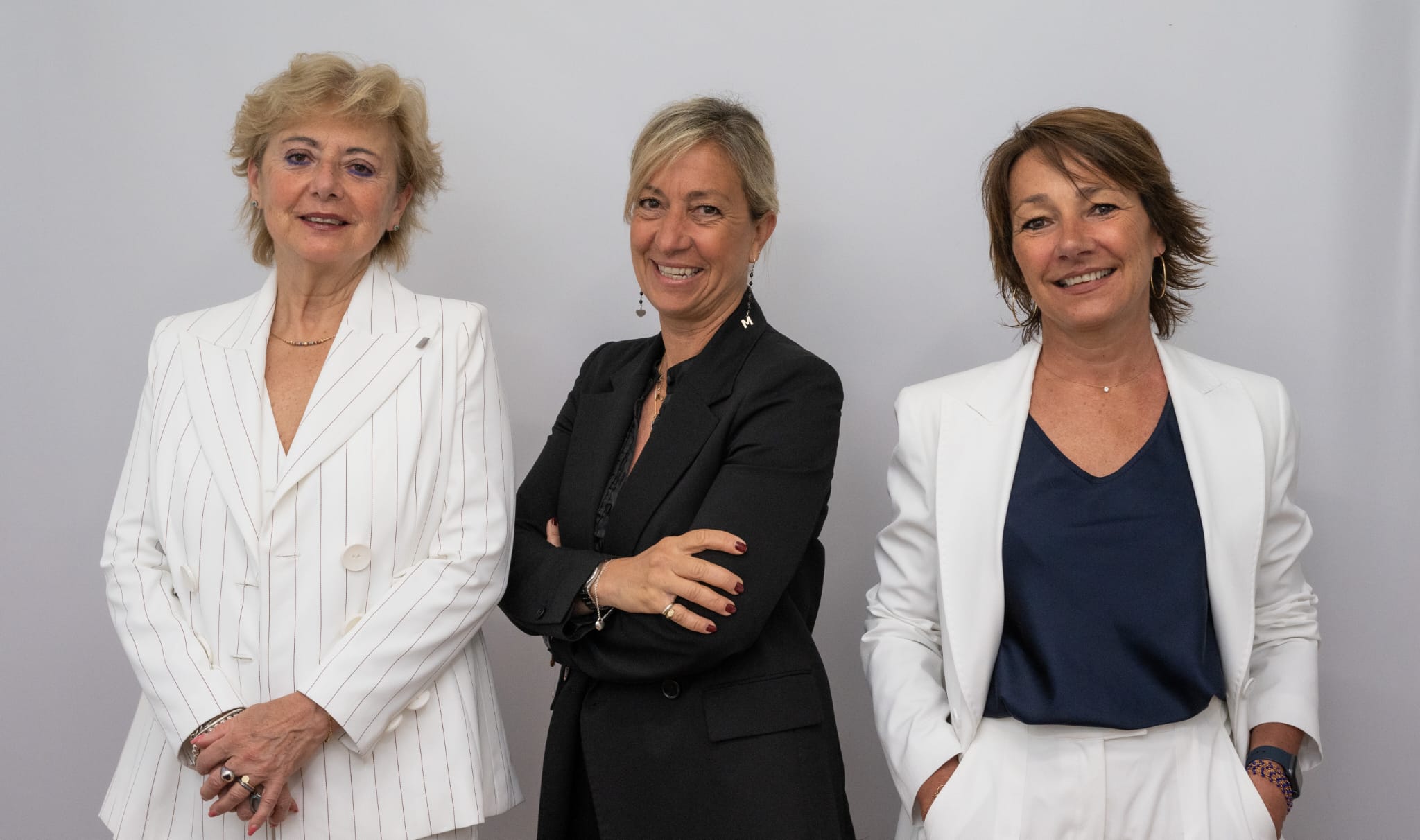Marta Clementina Canesi, senior relationship manager di Vontobel Wealth Management, insieme alle colleghe Maristella Ghitti e Cecile Gallo
