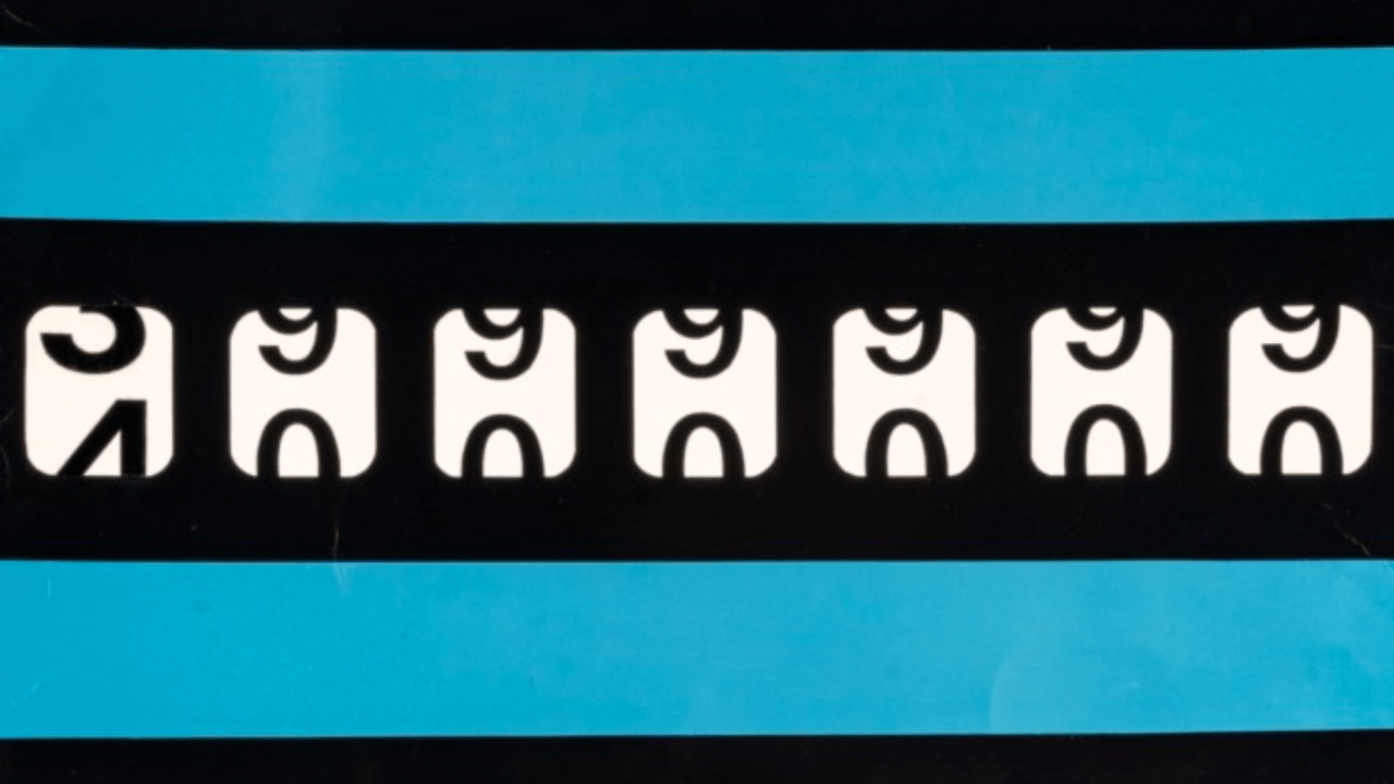 In copertina: dettaglio, Alighiero Boetti, Contatore (1967). Courtesy Art-Rite Auction House. Composizione astratta caratterizzata da una serie di figure ripetute in bianco e nero all'interno di cornici rettangolari, su uno sfondo contrastante di bande orizzontali nere e blu.
