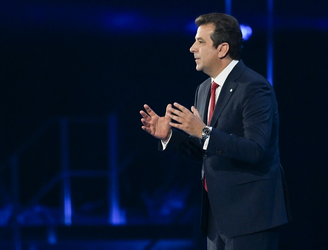 Igor Garzesi alla convention mediolanum di Torino