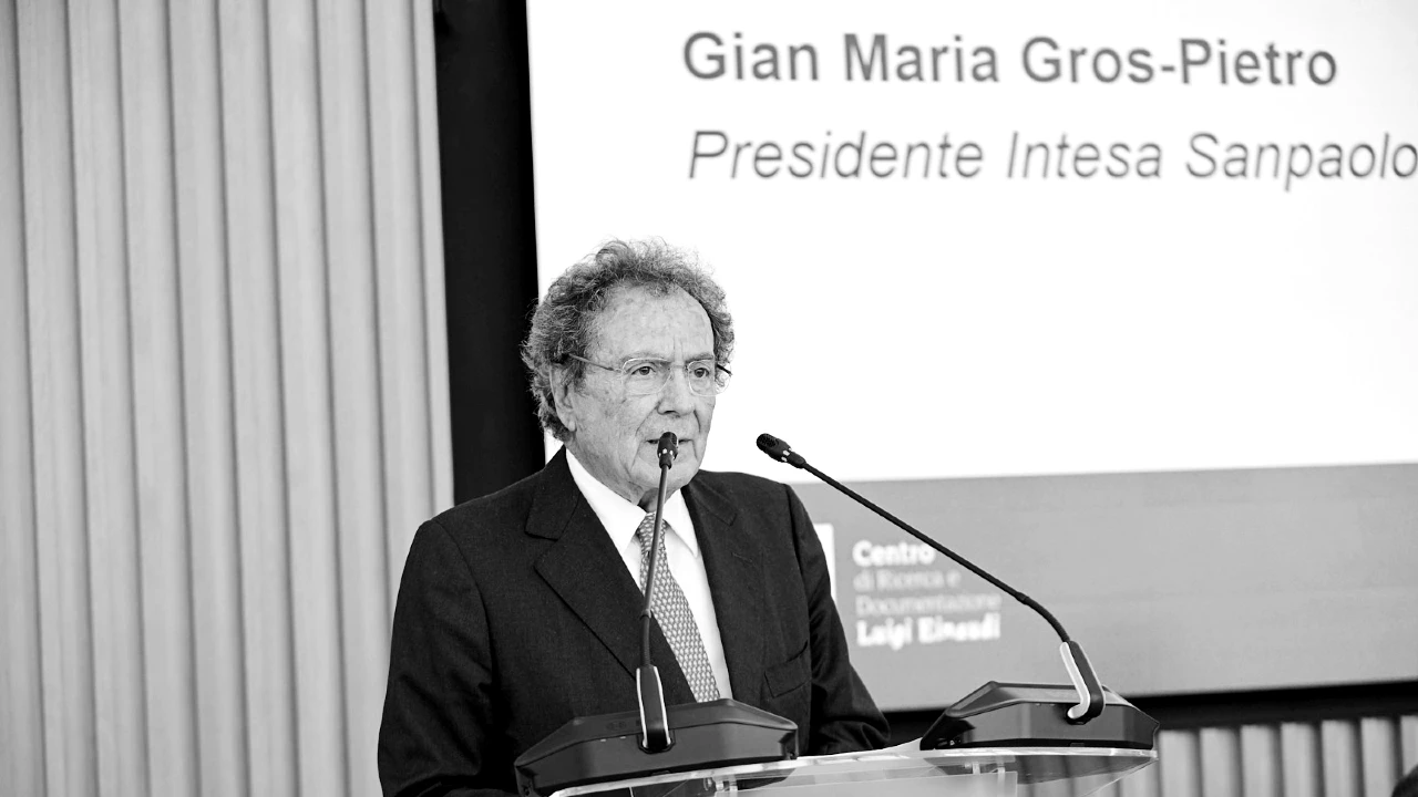 Foto di Gian Maria Gros-Pietro, presidente di Intesa Sanpaolo