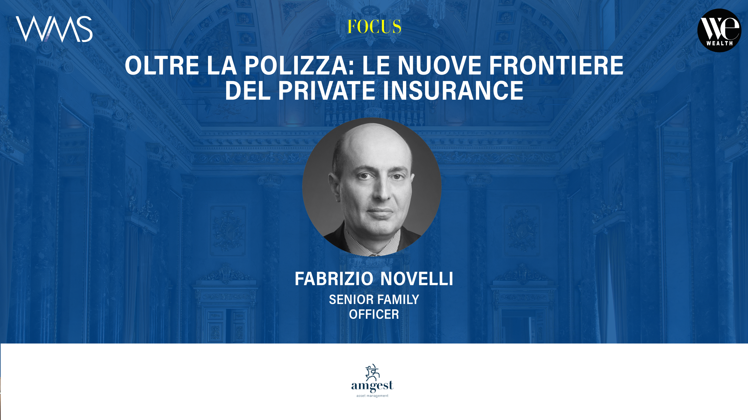 Fabrizio Novelli, Senior Family Officer, in un ritratto in bianco e nero.