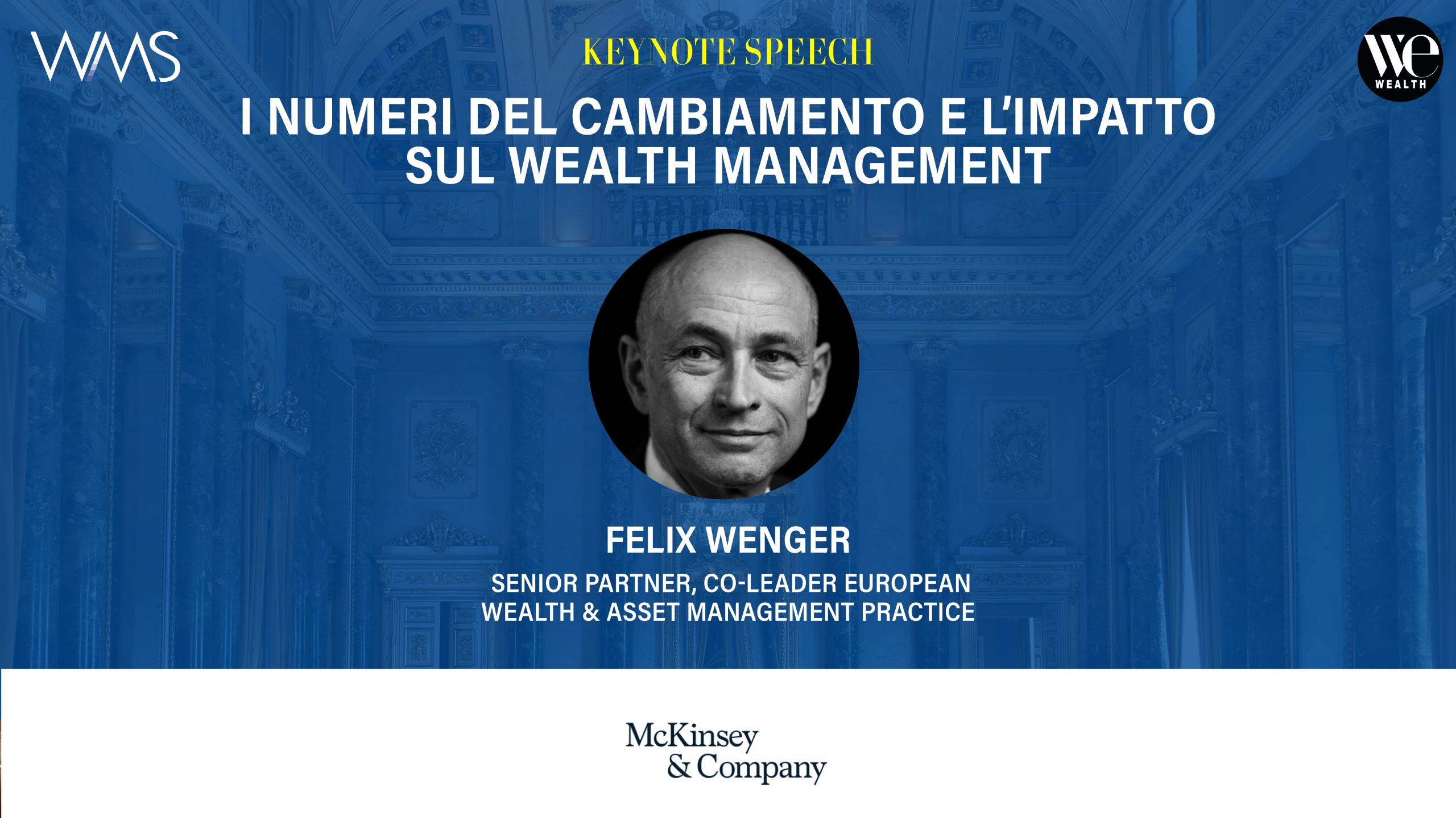 Ritratto di Felix Wenger, Senior Partner, Co-Leader European Wealth & Asset Management Practice.